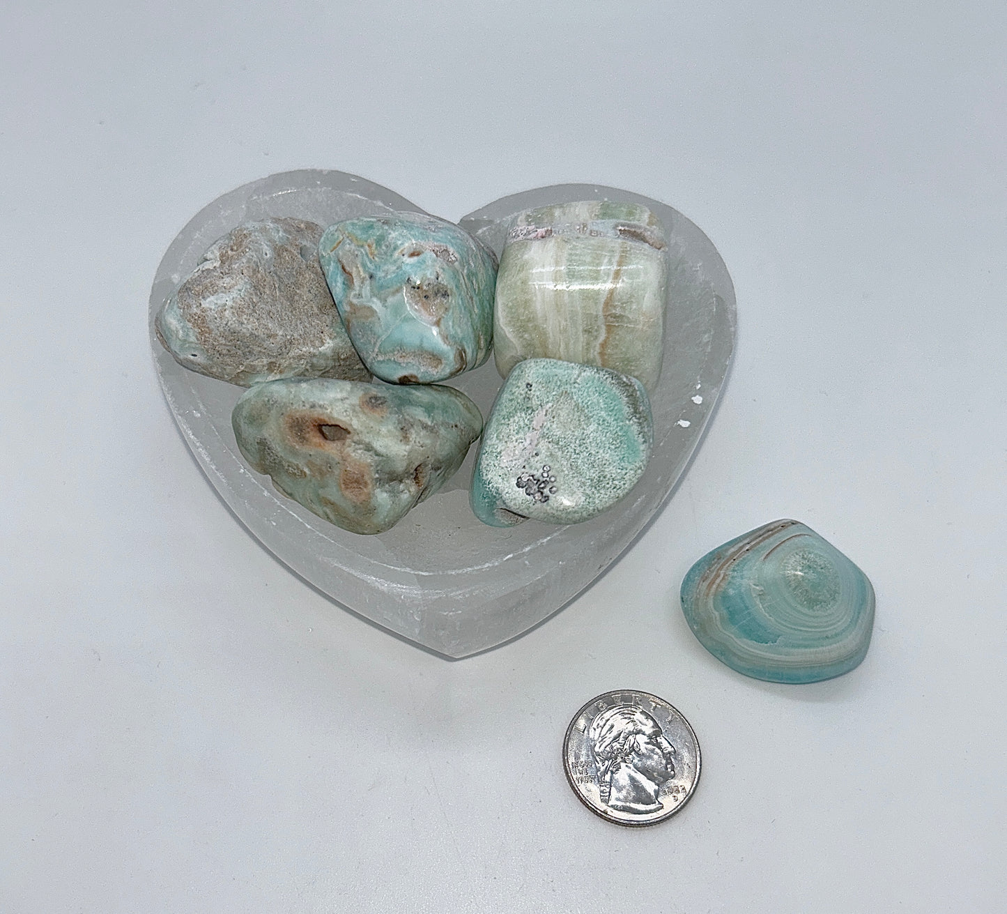Aragonite Blue Tumble