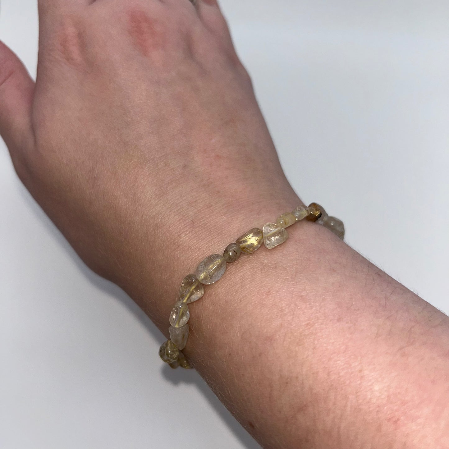 Golden Rutile Quartz Tumbled
