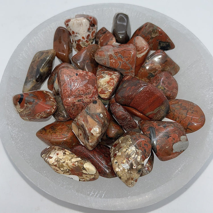 Jasper, Brecciated Red