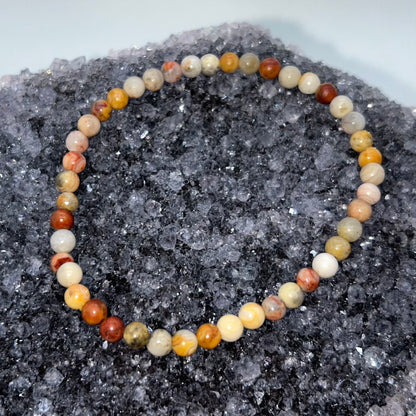 Crazy Lace Agate 4mm
