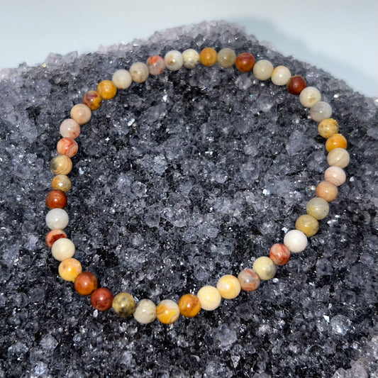 Crazy Lace Agate 4mm