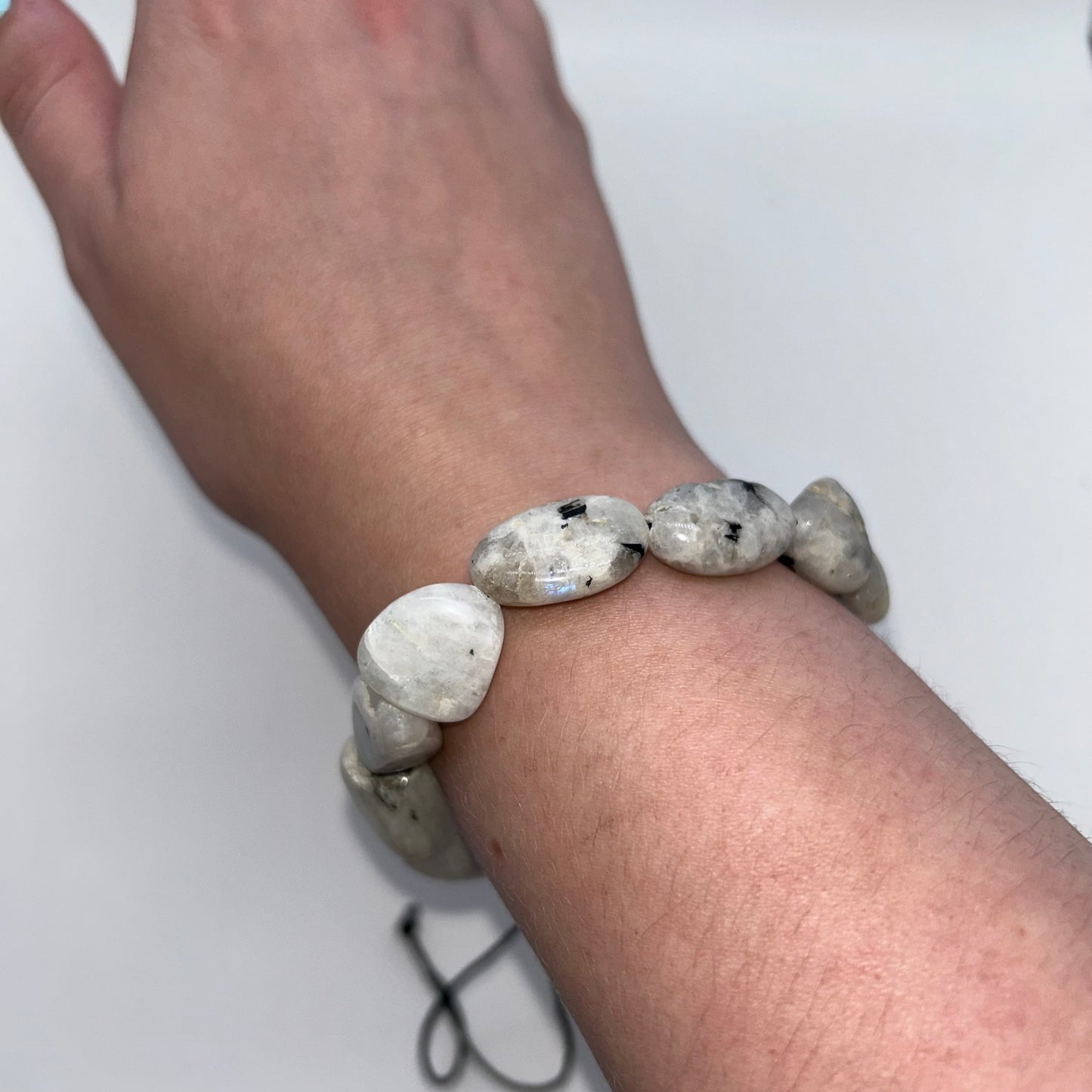 Rainbow Moonstone Tumbled - Adjustable