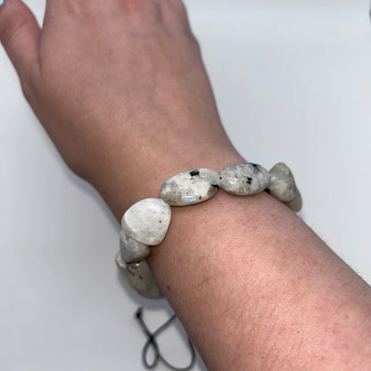 Rainbow Moonstone Tumbled - Adjustable