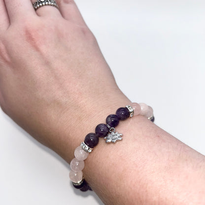 Amethyst/Rose Quartz/Lotus