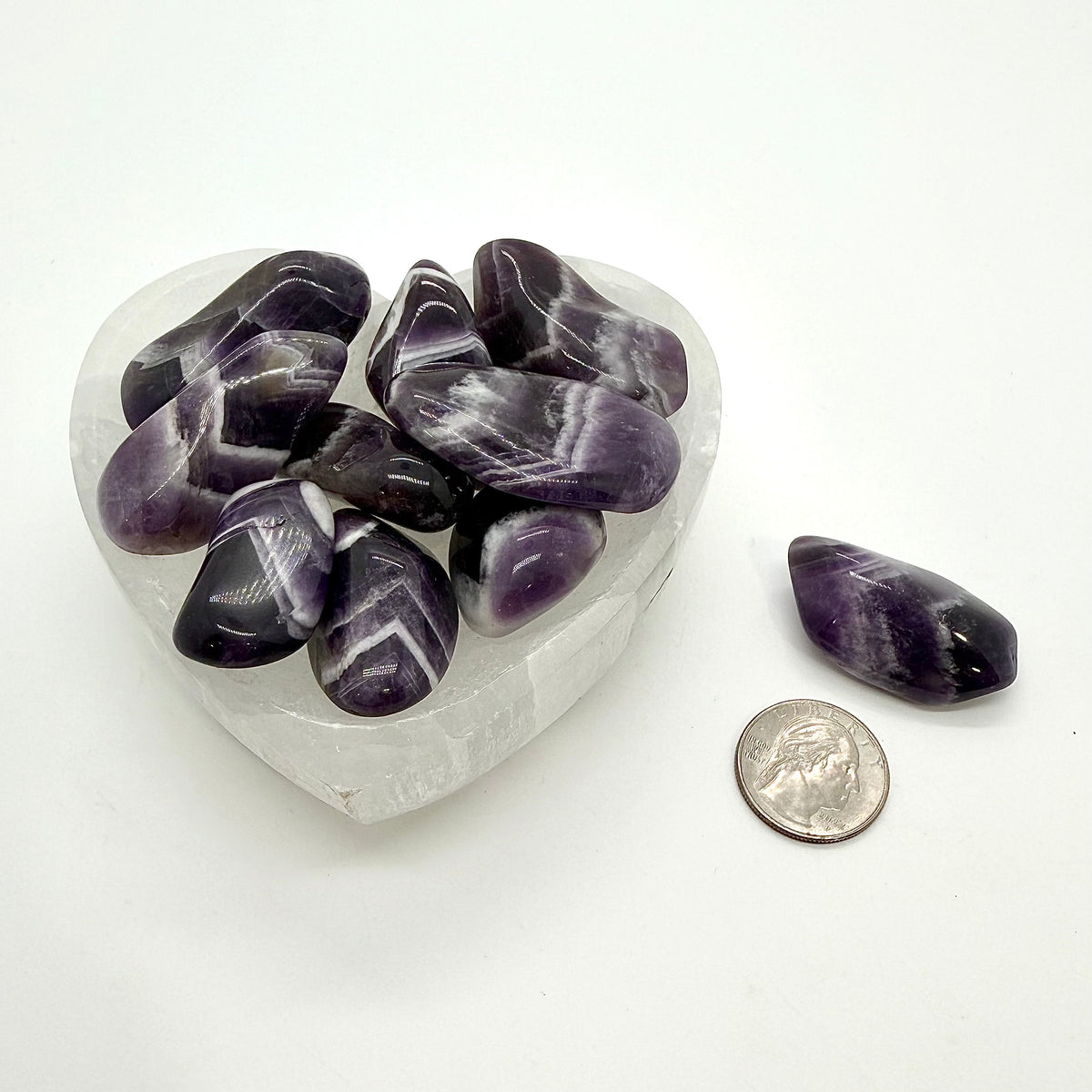 Amethyst, Zebra HQ Dark Tumble
