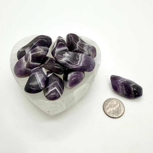 Amethyst, Zebra HQ Dark Tumble