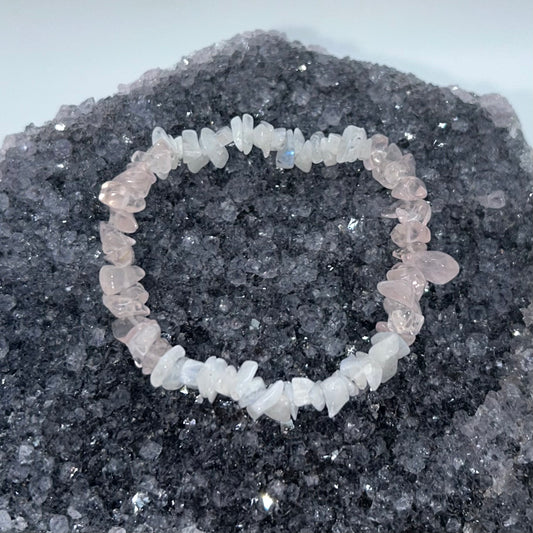 Chip Rose Quartz & Moonstone