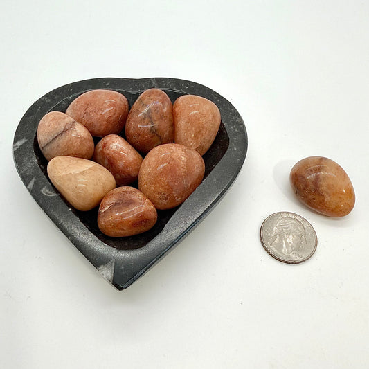 Aventurine, Orange Tumble