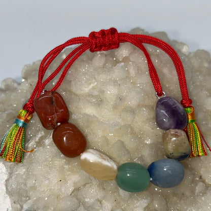 Chakra Tassel Tumbled - adj