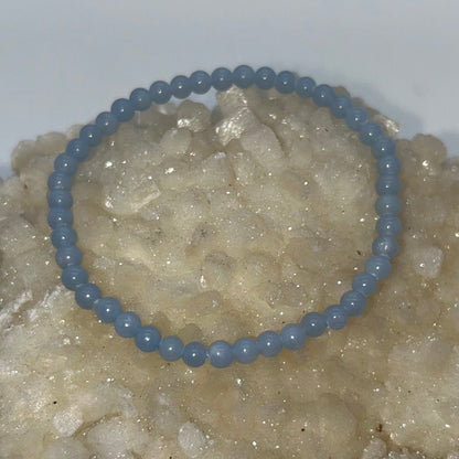 Angelite Bracelet (4mm)