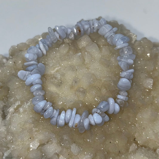 Chip Blue Lace Agate Br