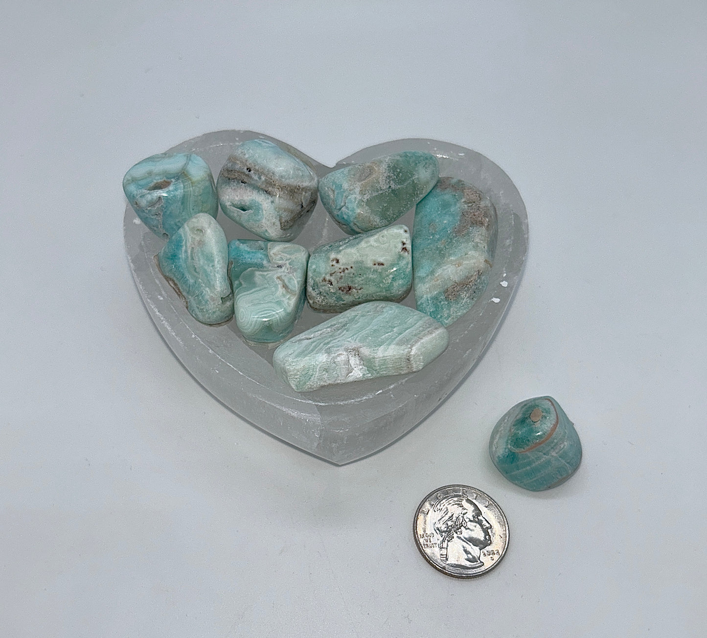 Aragonite Blue Tumble