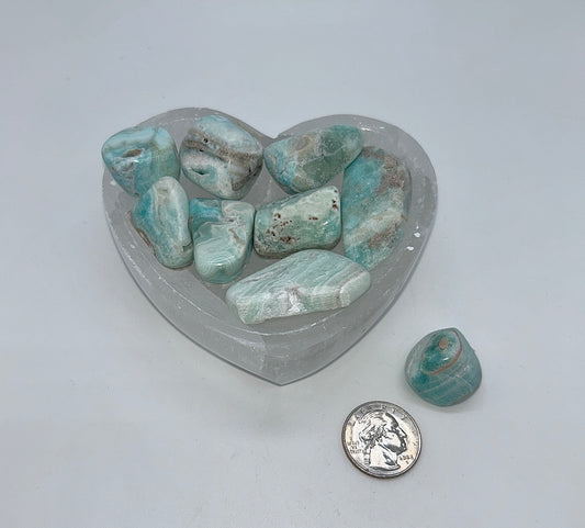 Aragonite Blue Tumble