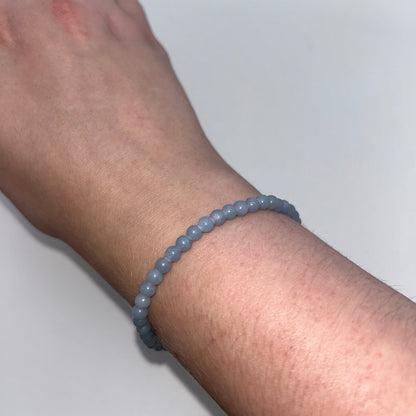 Angelite Bracelet (4mm)