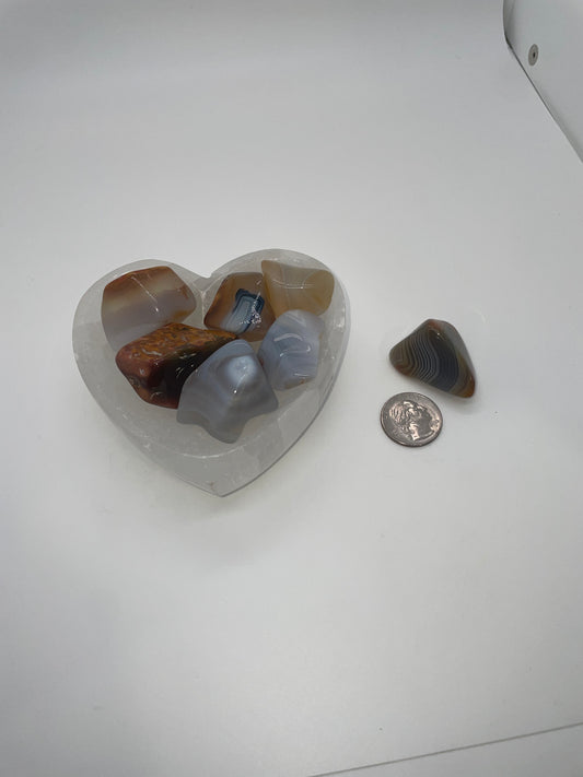 Agate, Banded Tumble