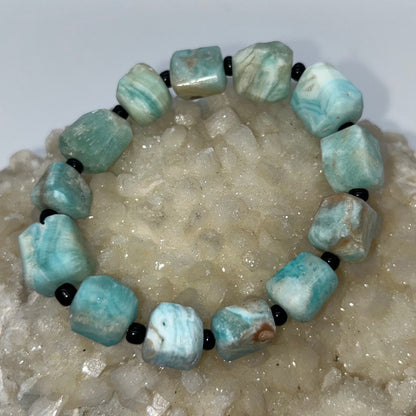 Blue Aragonite Tumbled