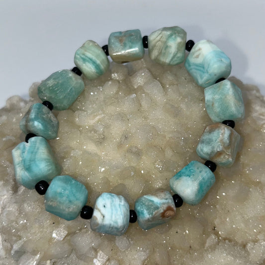 Blue Aragonite Tumbled