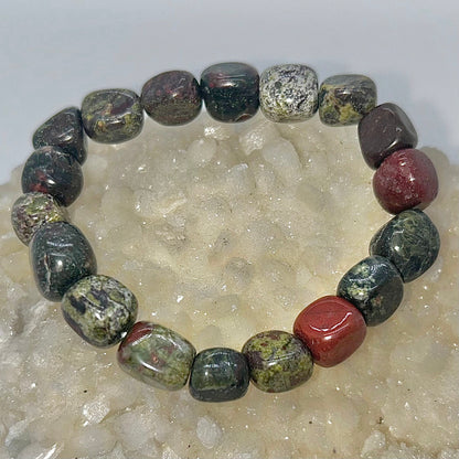 Dragon's Blood Jasper Tumbled Br.