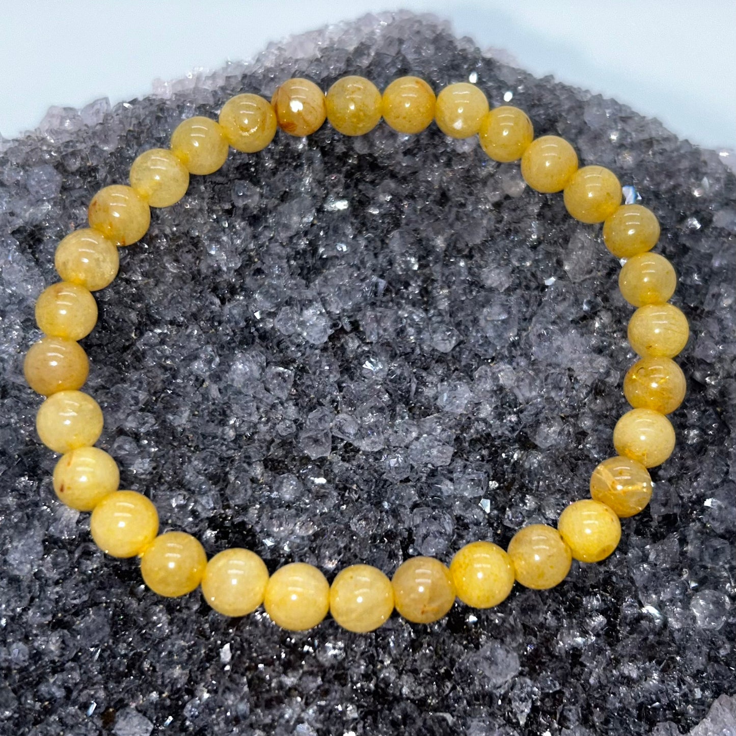 Golden Rutile Quartz 6-8mm