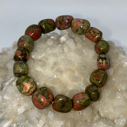 Unakite Stone (Jasper) Tumbled Br