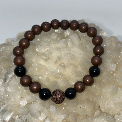 Copper w/ Gemstone 8mm