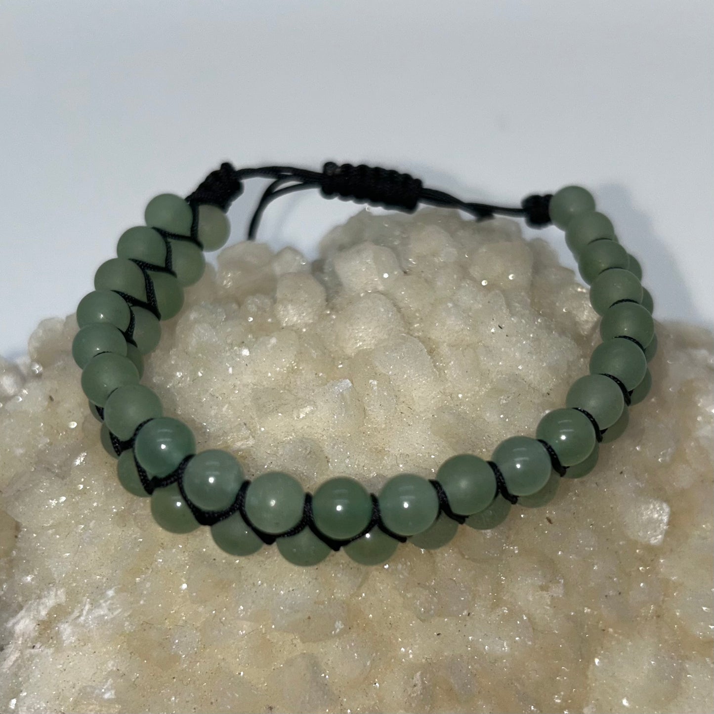 Green Aventurine 6mm double adjustable