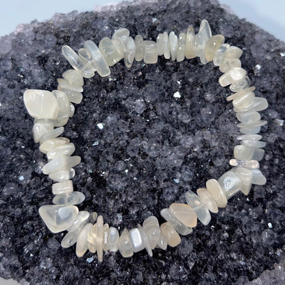 Chip White Moonstone