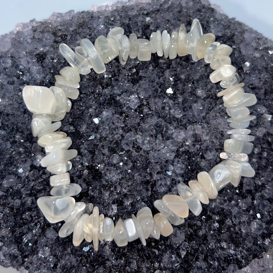 Chip White Moonstone