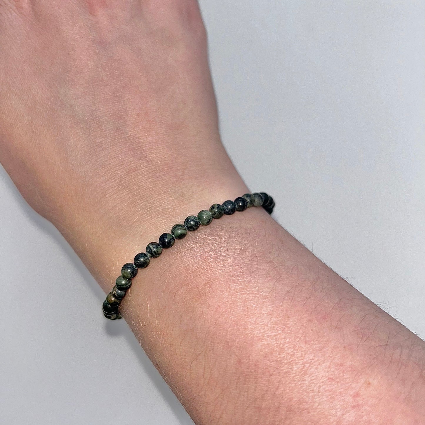 Kambaba Stone (Jasper) Bracelet (4mm)