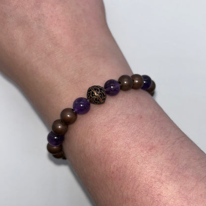 Copper w/ Gemstone 8mm