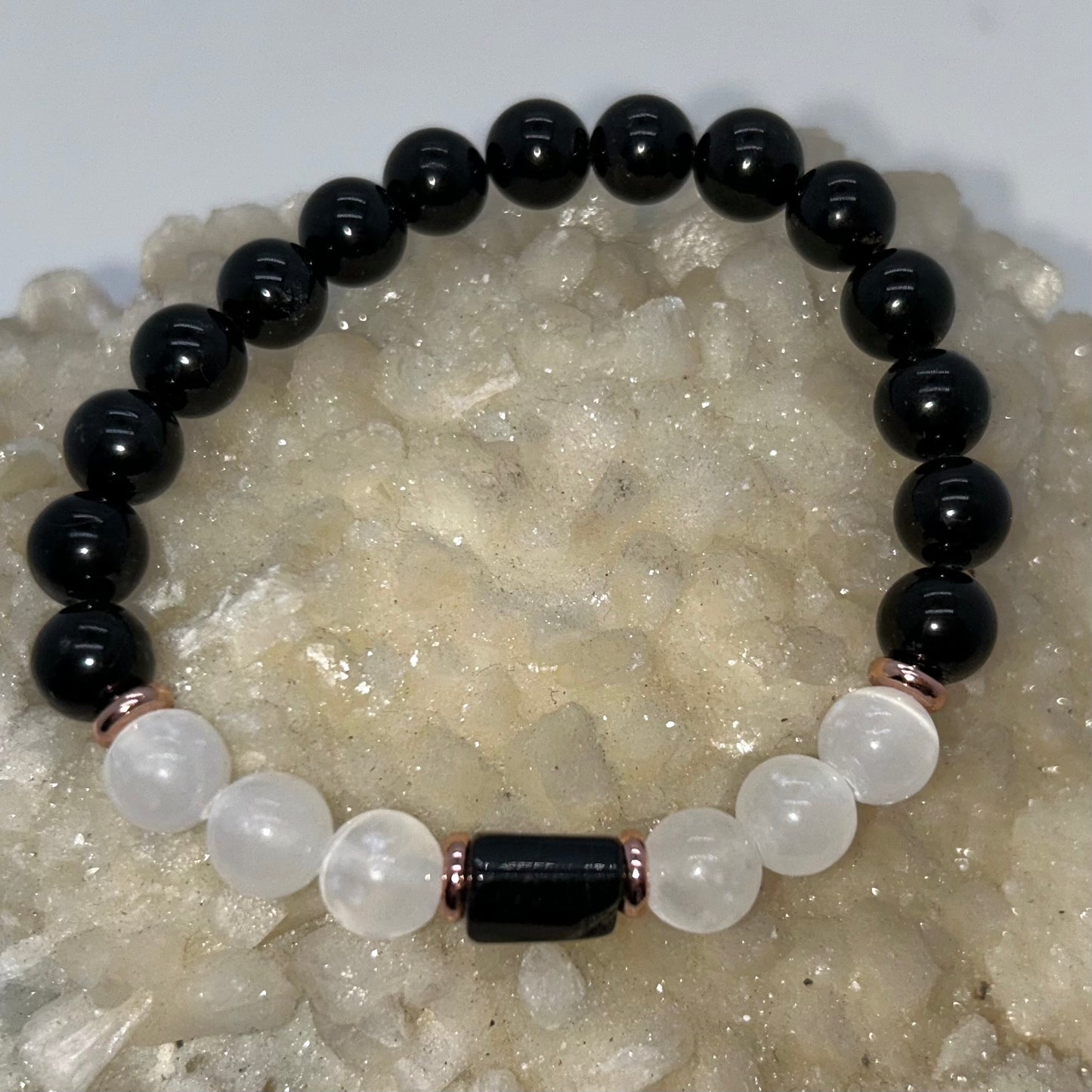 Black Tourmaline/Selenite/Copper/Cylinder Br