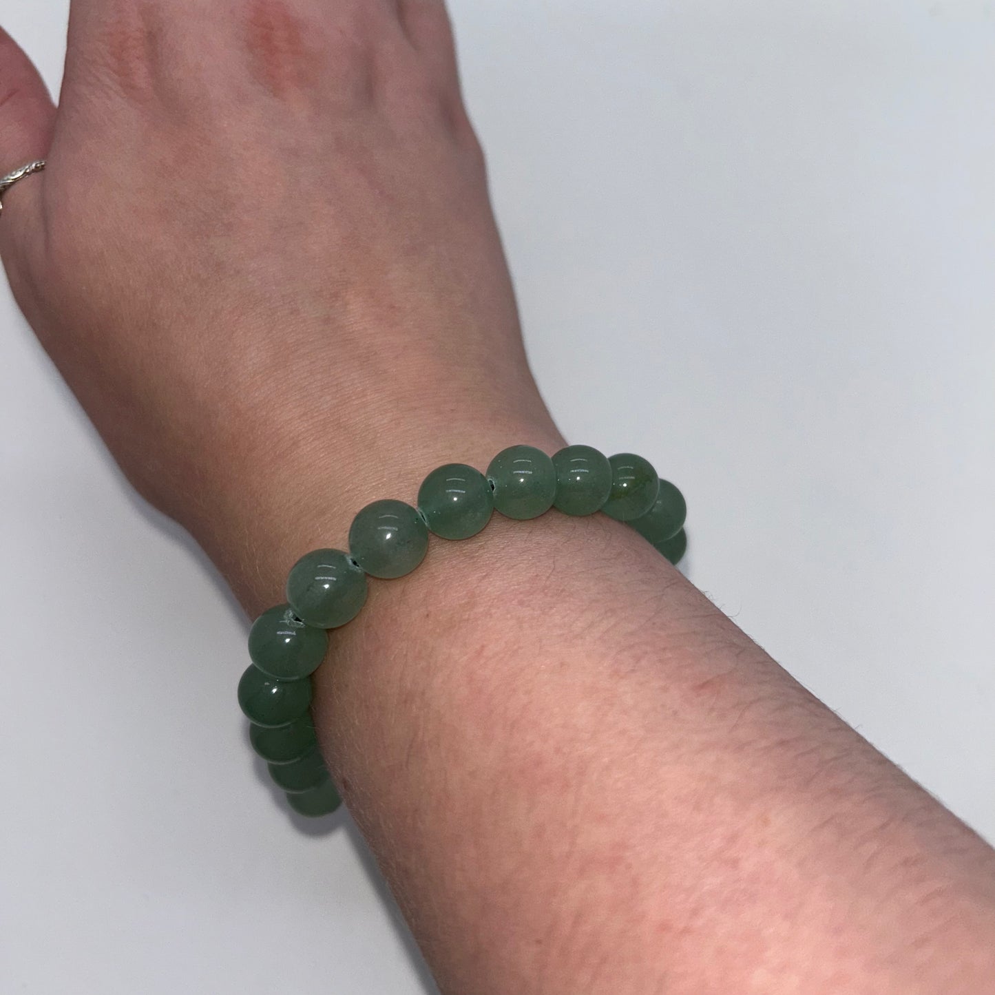 Green Aventurine 10mm Round Adjustable