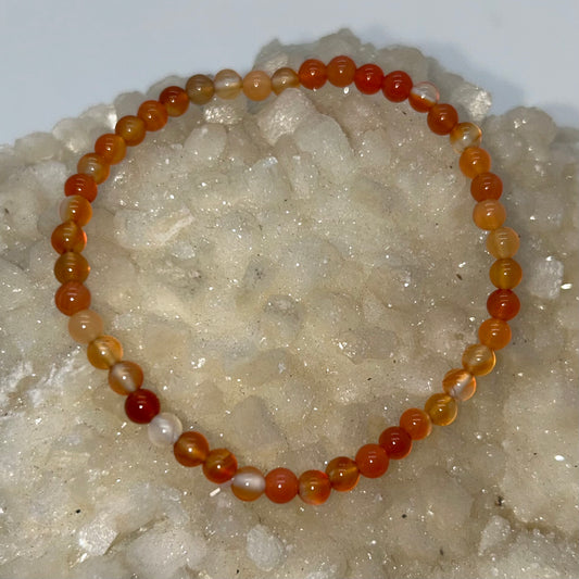 Carnelian Bracelet (4mm)