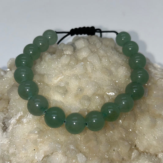 Green Aventurine 10mm Round Adjustable