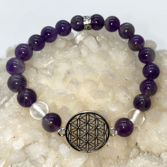 Amethyst & Clear Quartz