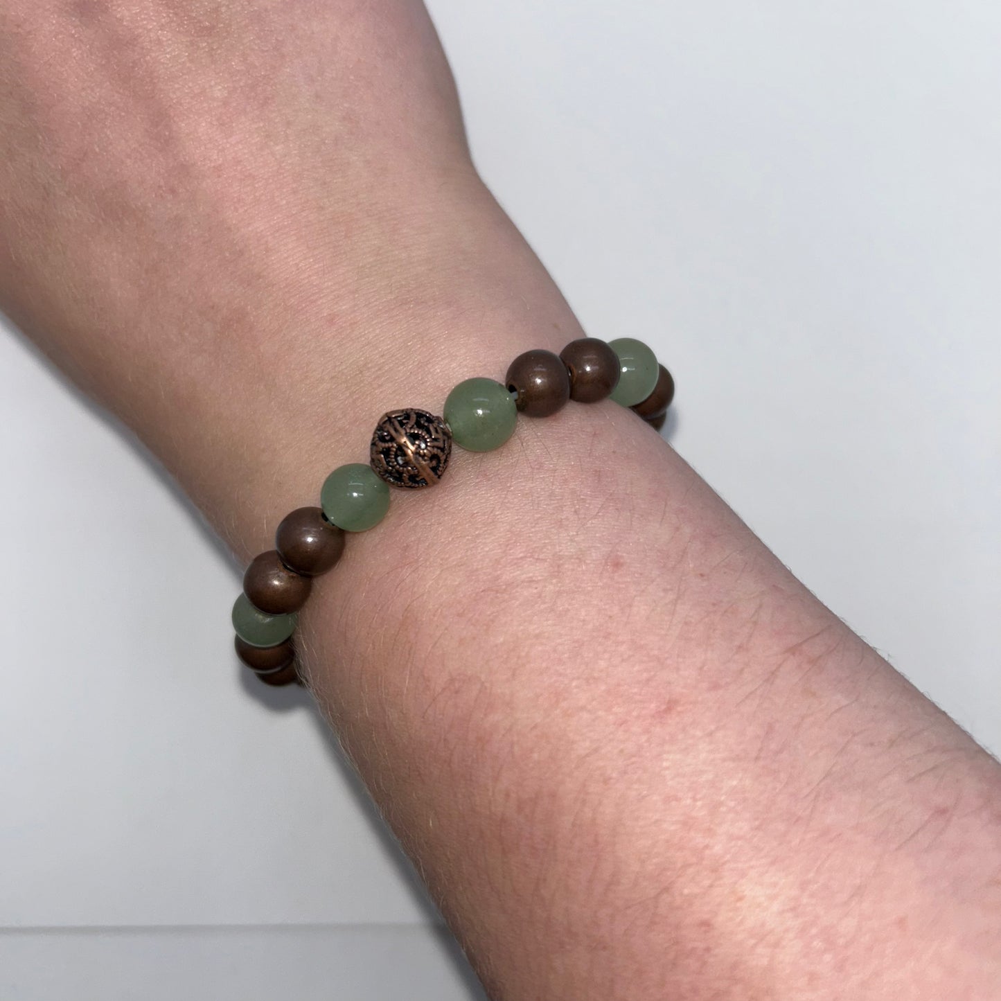 Copper w/ Gemstone 8mm
