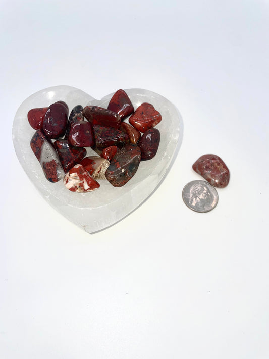 Jasper, Brecciated Red Tumble