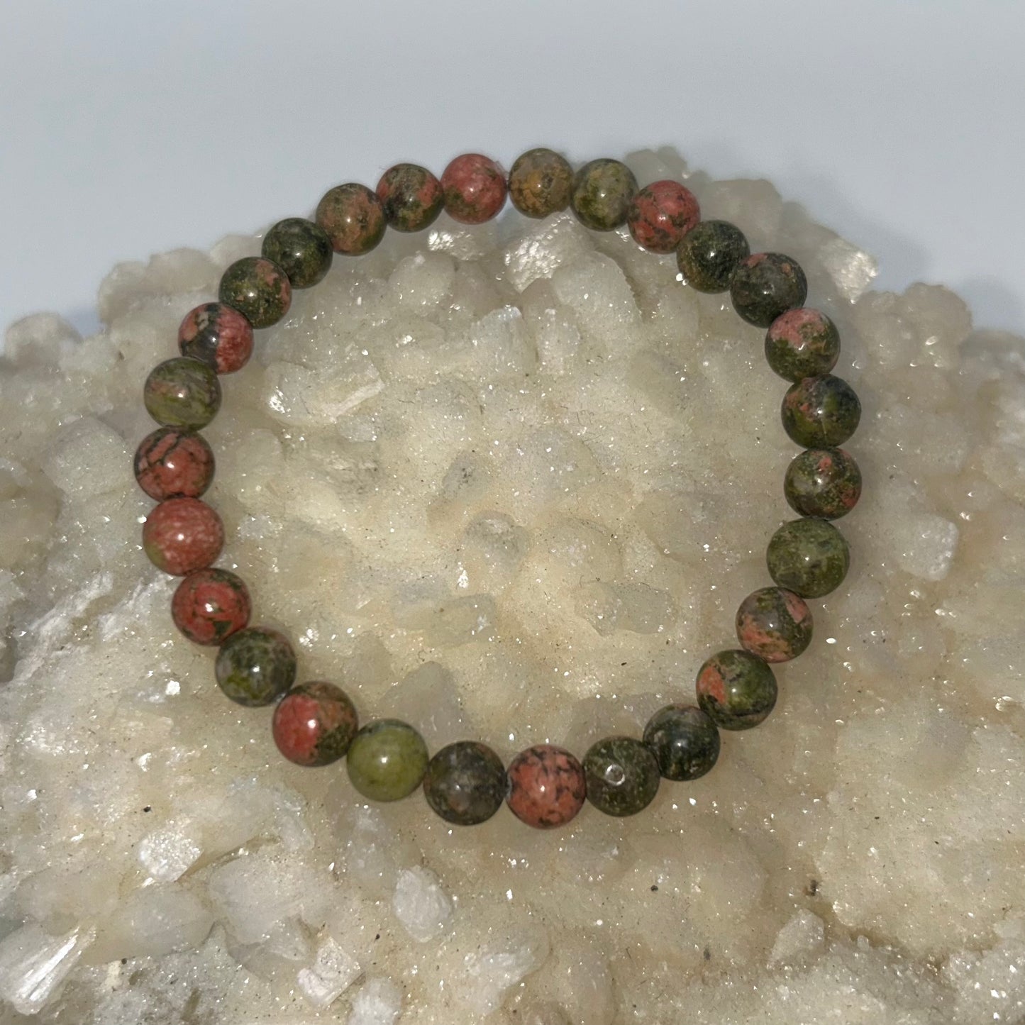 Unakite Stone (Jasper) 6mm