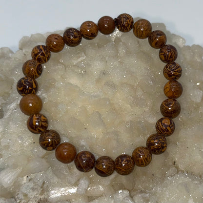 Arabica Fossil Jasper 8mm