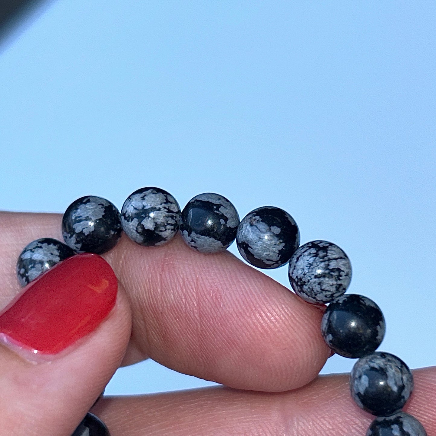 Snowflake Obsidian 6mm