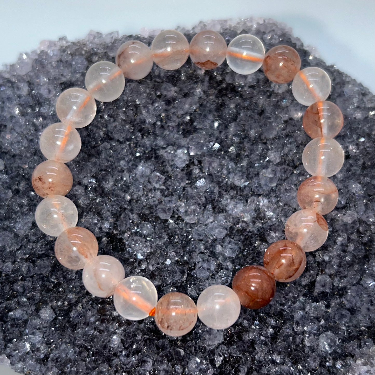 Hematoid Inclusion Quartz 8mm