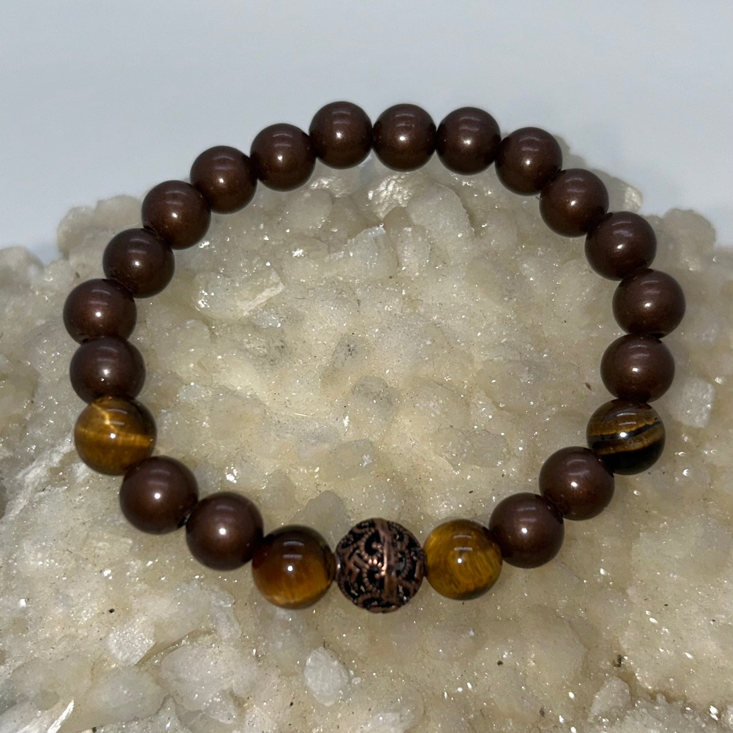 Copper w/ Gemstone 8mm