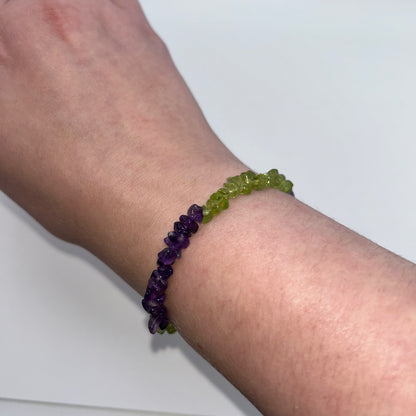 Chip Amethyst & Peridot