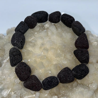 Lava Stone Tumbled Br.