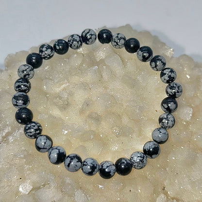 Snowflake Obsidian 6mm