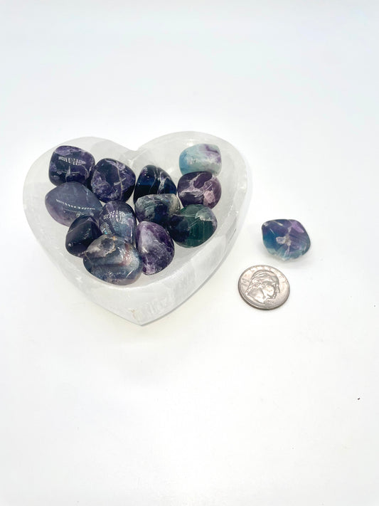 Fluorite, Rainbow Tumble