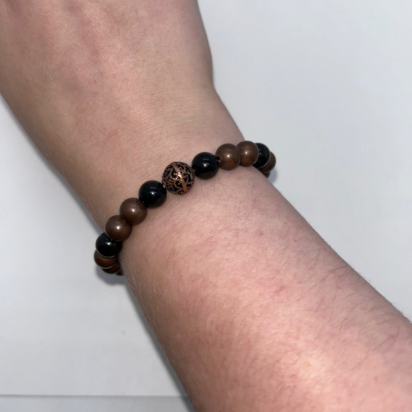 Copper w/ Gemstone 8mm