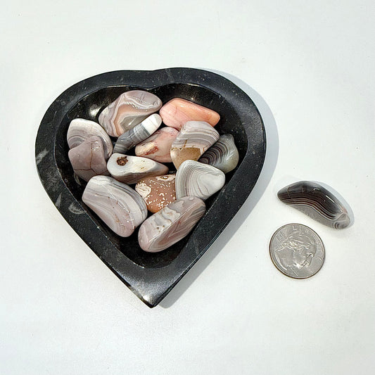 Agate, Botswana Pink Tumble
