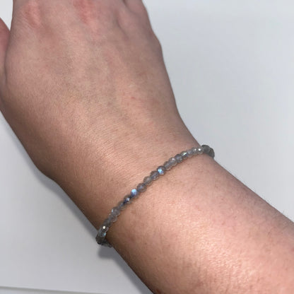 Labradorite Faceted 4mm