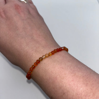 Carnelian Bracelet (4mm)